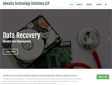 Tablet Screenshot of adwaitatechnologies.com